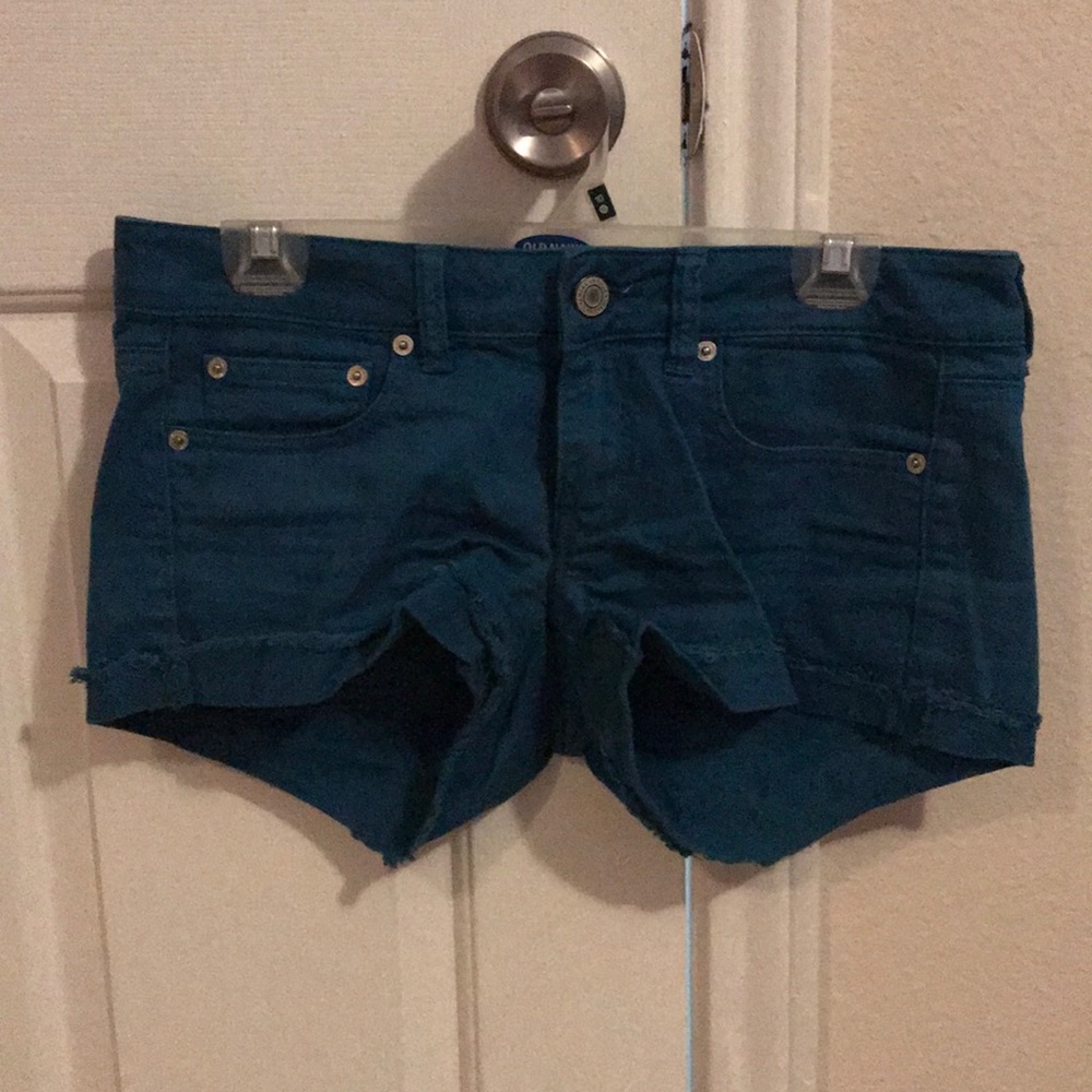 Teal shorts